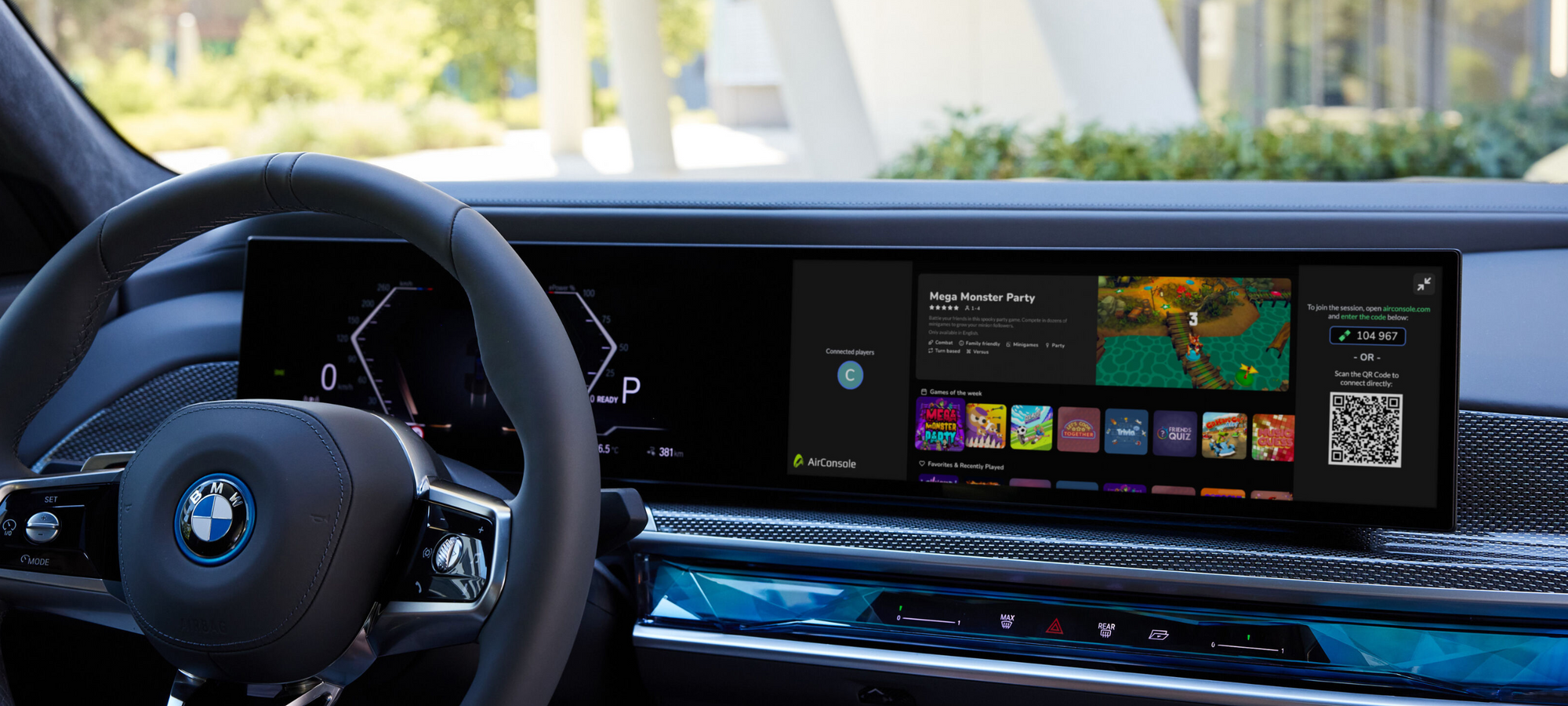 BMW is trying to find a business model for their new in-car massive screens