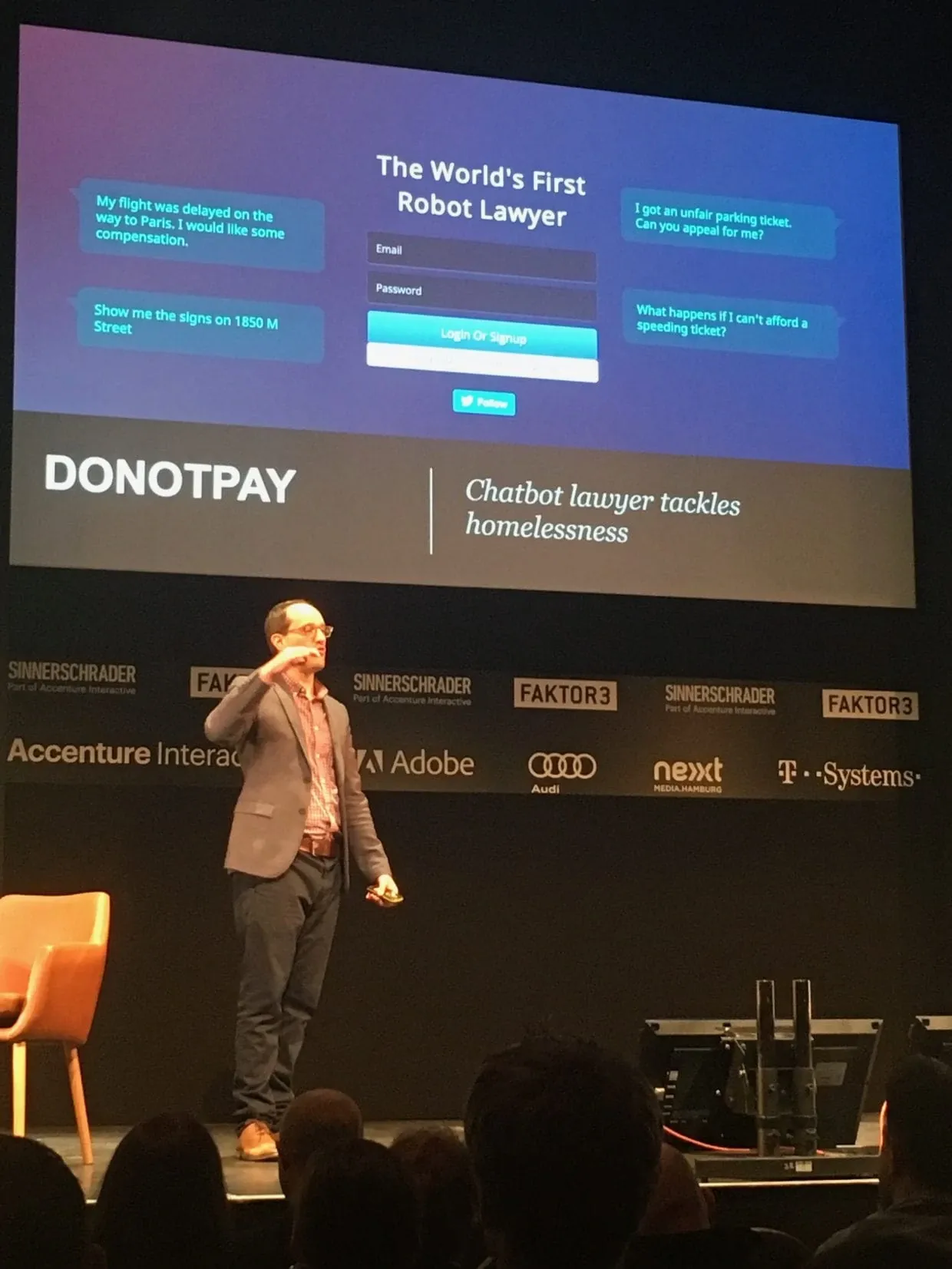 Lawyer Chatbot - David Mattin at NEXT17